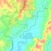Batomelong topographic map, elevation, terrain
