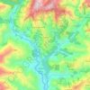 Khandbari topographic map, elevation, terrain