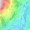 Bonnafoux topographic map, elevation, terrain