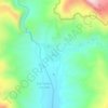 Pojo topographic map, elevation, terrain