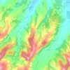 Tavasca topographic map, elevation, terrain