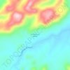 Cachoeira do Bento topographic map, elevation, terrain