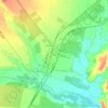 Waipara topographic map, elevation, terrain