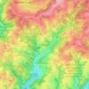 Dhünn topographic map, elevation, terrain