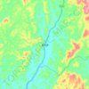 黄泥镇 topographic map, elevation, terrain