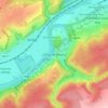 Ombret-Rawsa topographic map, elevation, terrain