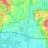Rotham topographic map, elevation, terrain