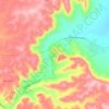 Chenini topographic map, elevation, terrain