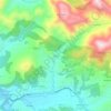 Llenín topographic map, elevation, terrain