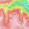 Vda. Hoyo Frio topographic map, elevation, terrain