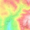 الوادي الاخضر topographic map, elevation, terrain