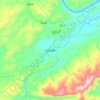 红石林镇 topographic map, elevation, terrain