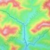 Nekez-Egina topographic map, elevation, terrain