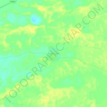 Nathusar topographic map, elevation, terrain