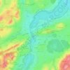 Gründl topographic map, elevation, terrain