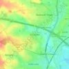 Ash Green topographic map, elevation, terrain