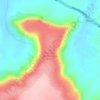 Sierra de los Difuntos topographic map, elevation, terrain