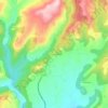 Montargull topographic map, elevation, terrain