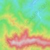 Montnegre topographic map, elevation, terrain