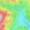 Kermode topographic map, elevation, terrain