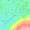 Lesanpuro topographic map, elevation, terrain
