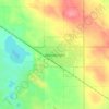 Wainwright topographic map, elevation, terrain