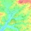 Le Breuil topographic map, elevation, terrain