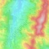 La Chanalle topographic map, elevation, terrain