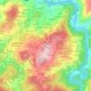 Facho topographic map, elevation, terrain