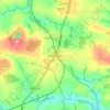 Johnston topographic map, elevation, terrain