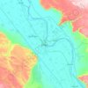 Sohag topographic map, elevation, terrain