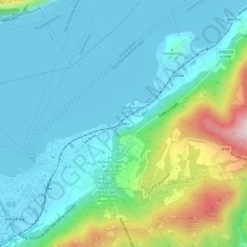 Covelo topographic map, elevation, terrain