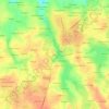 Scaven topographic map, elevation, terrain