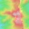 Nishi Tengu-dake topographic map, elevation, terrain