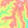 桃花镇 topographic map, elevation, terrain