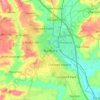 Banbury topographic map, elevation, terrain