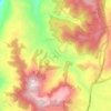 Um Tall topographic map, elevation, terrain