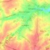 Loupoigne topographic map, elevation, terrain