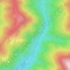 Урочище Подерей topographic map, elevation, terrain