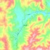 翠华镇 topographic map, elevation, terrain