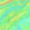 Morristown topographic map, elevation, terrain
