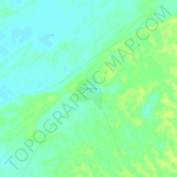 Dharnok topographic map, elevation, terrain