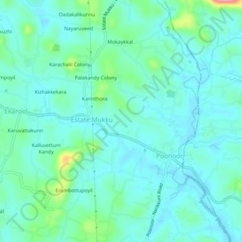 Karinkalimmal topographic map, elevation, terrain