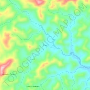 Prata topographic map, elevation, terrain