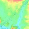 Santotís topographic map, elevation, terrain