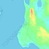 Namar topographic map, elevation, terrain