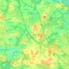 Kerledan topographic map, elevation, terrain