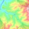 El Villar topographic map, elevation, terrain