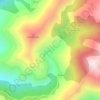 Pontepedra topographic map, elevation, terrain