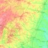 Franklin topographic map, elevation, terrain